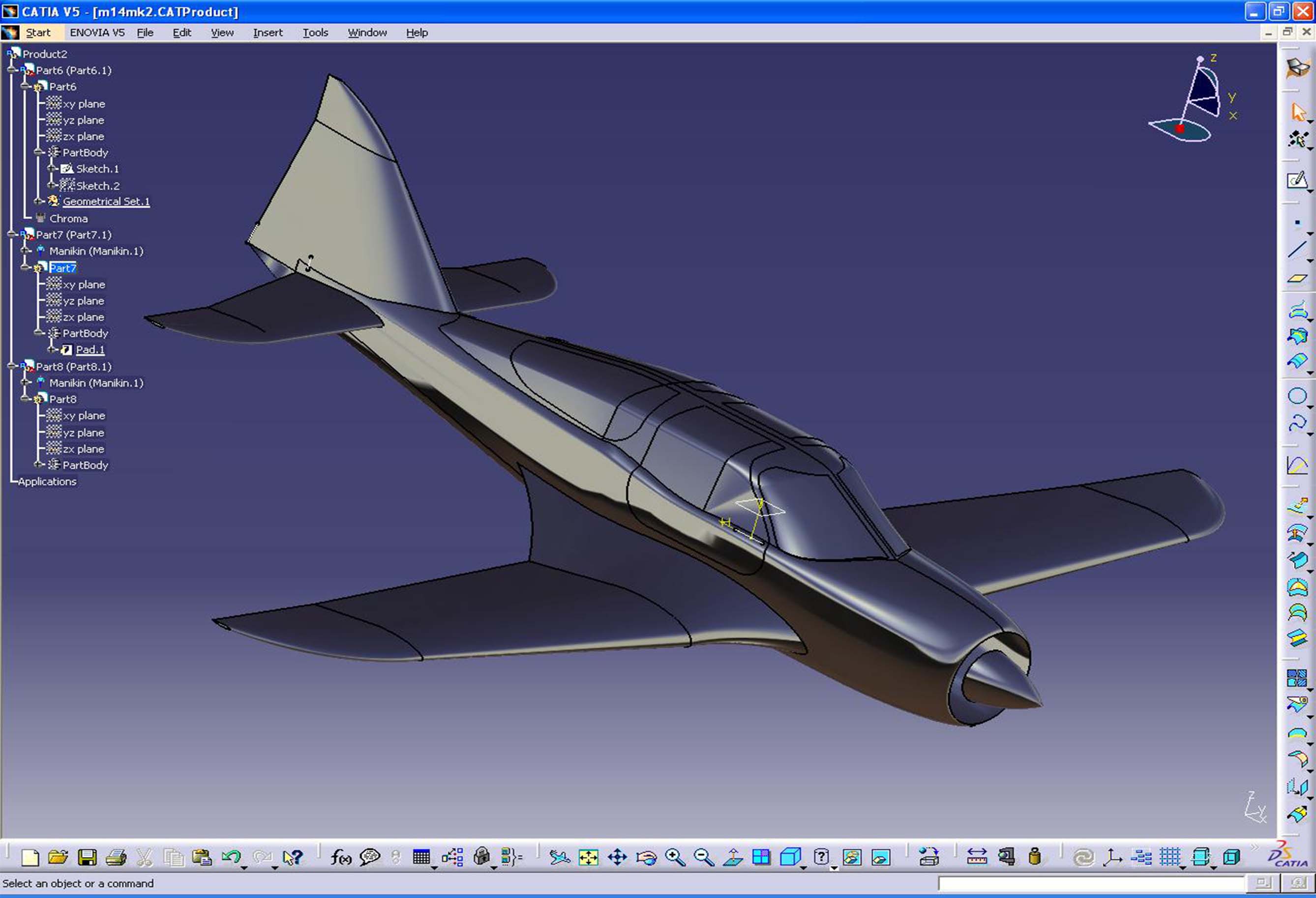 Software CATIA utilizado en el Máster en Diseño Mecánico (MADIM)